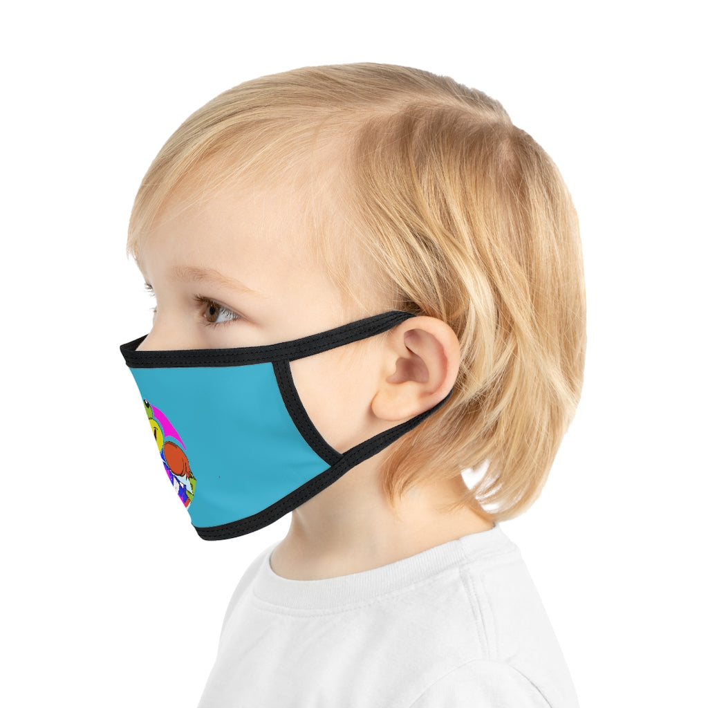 Signature Logo Kid's Face Mask-Blue