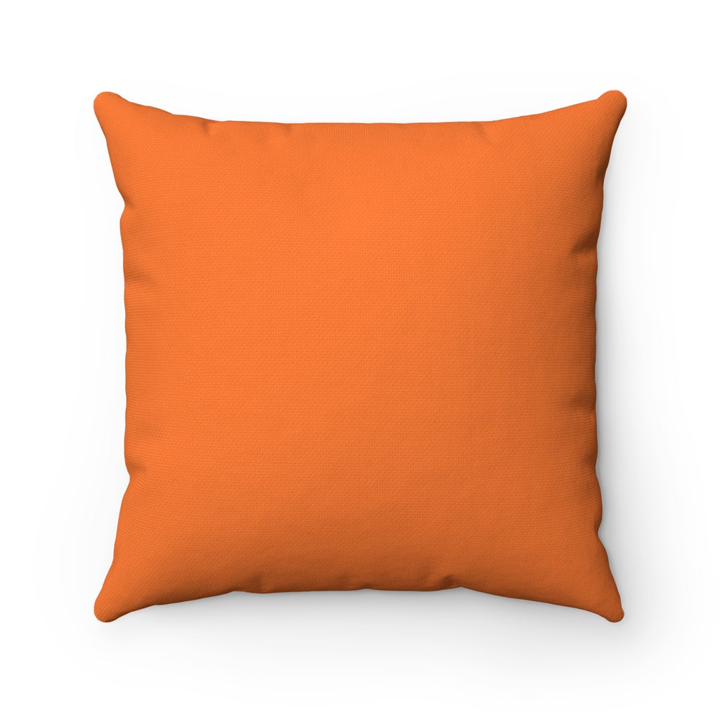 Signature Logo Spun Polyester Square Pillow